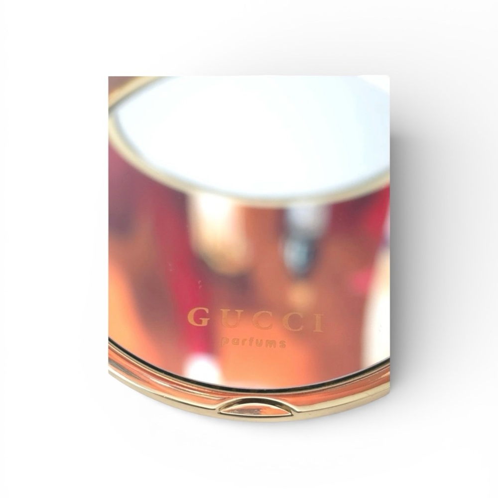 Gucci Gold Monogram Compact Mirror - Picture 4 of 4